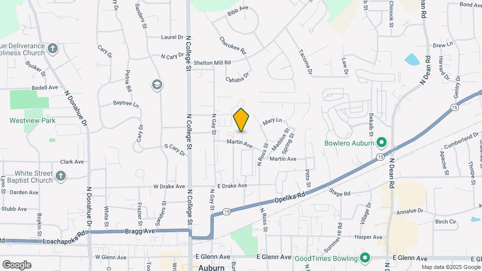 629-631 Center Pl Map and Location Details