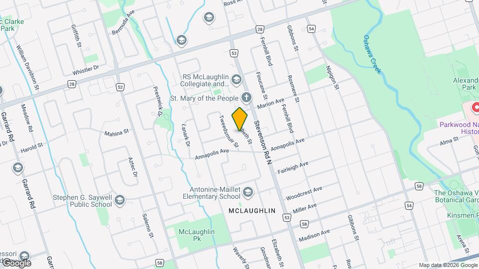 452 Elizabeth St Map and Location Details