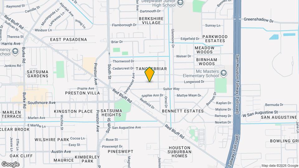 3302 Longwood Dr Map and Location Details