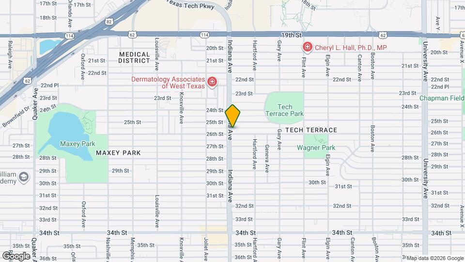 3322 26th St Map and Location Details