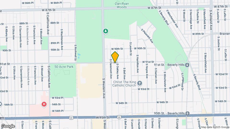 2309 W 91st St Map and Location Details