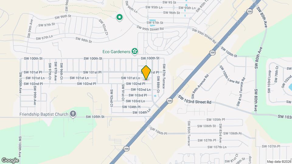 8935 SW 102nd Pl Map and Location Details