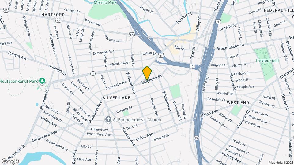 196 Magnolia St Map and Location Details