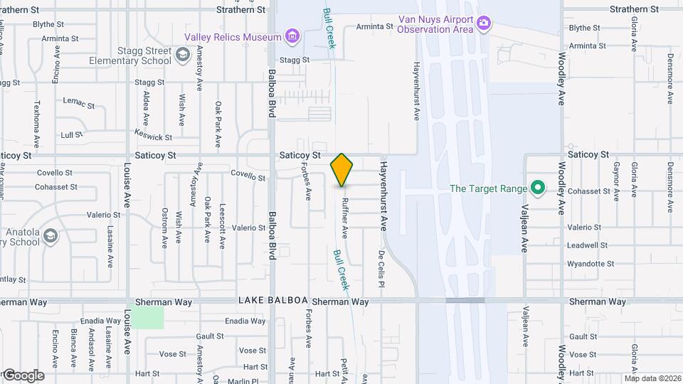 7459 Ruffner Ave Map and Location Details