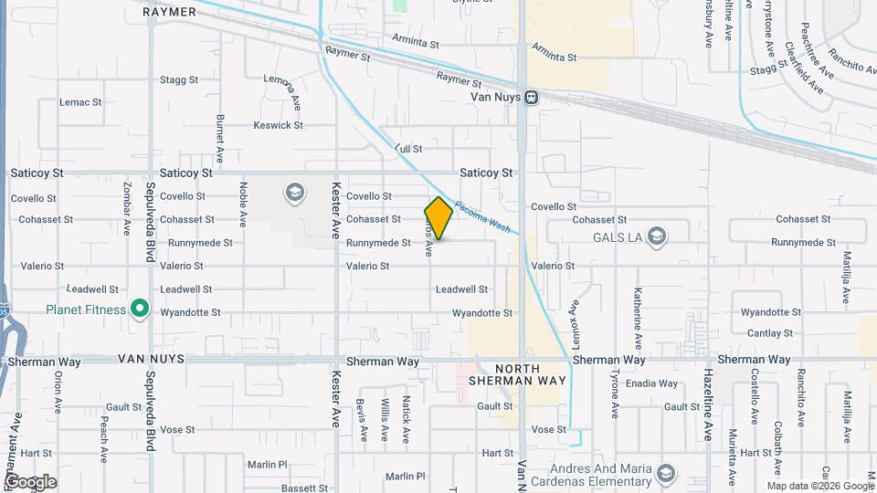 14644 Runnymede St Map and Location Details