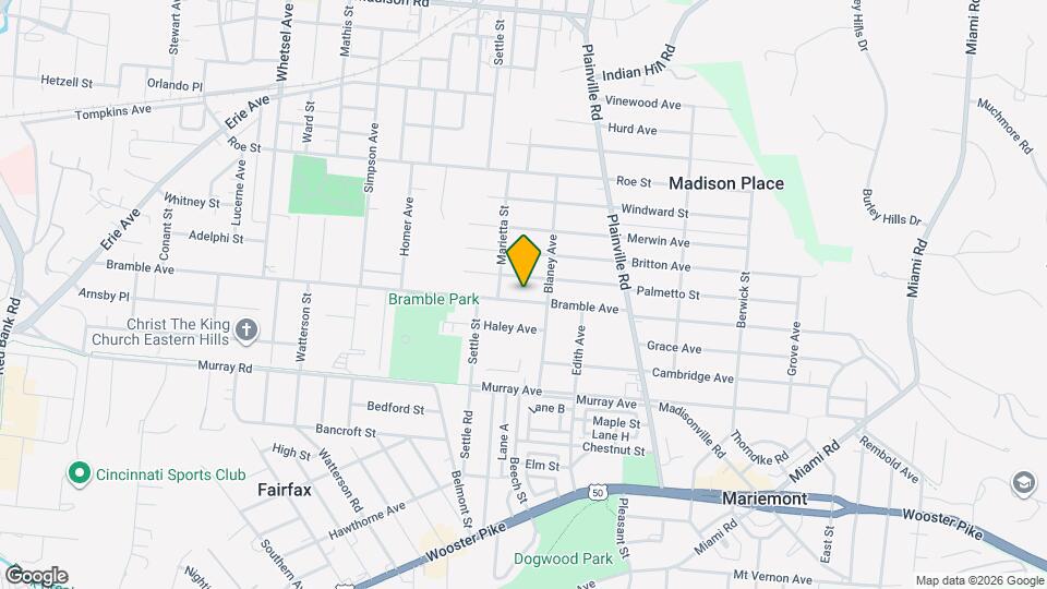 6622 Bramble Ave Map and Location Details