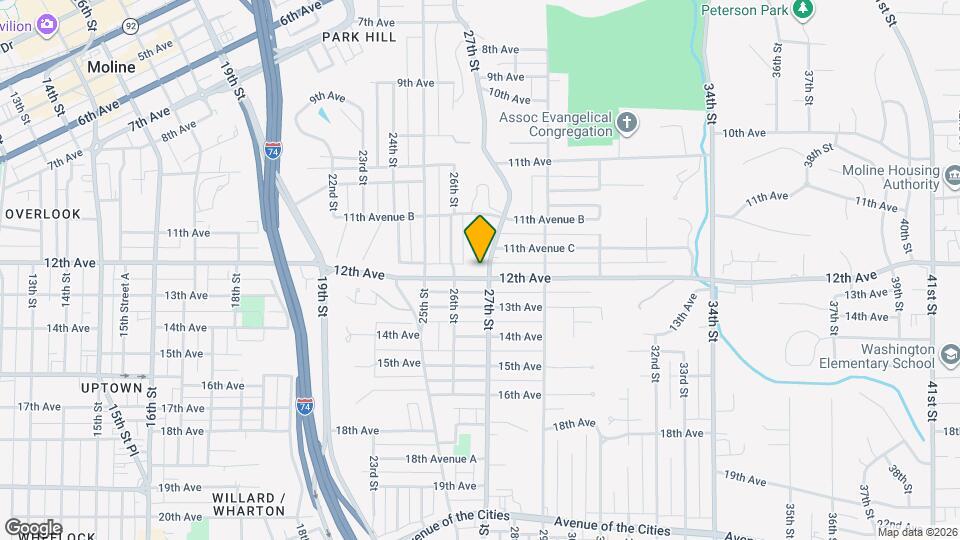 1195 27th St Map and Location Details