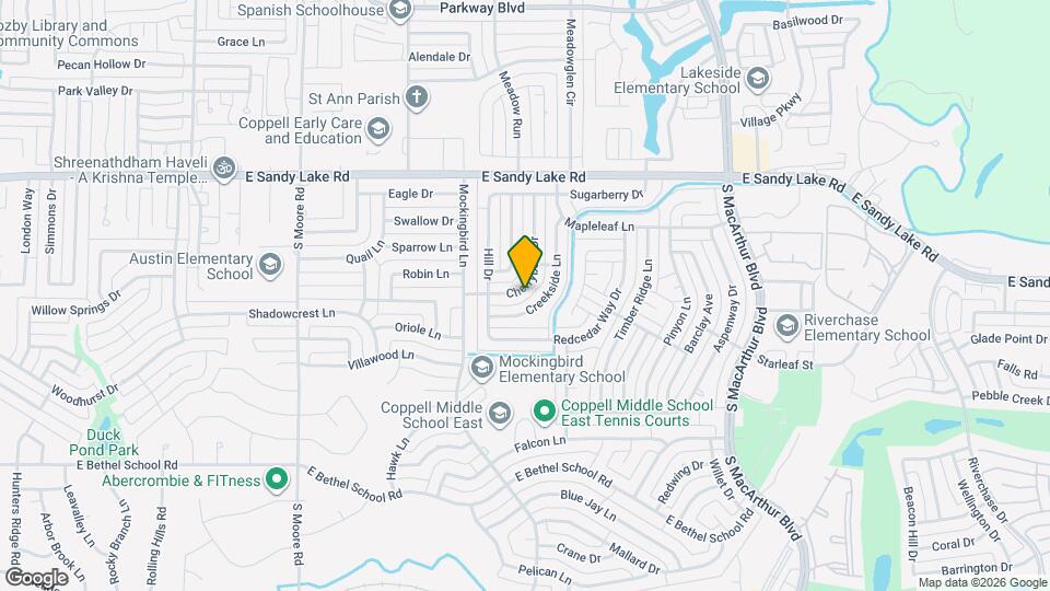 220 Cherrybark Dr Map and Location Details