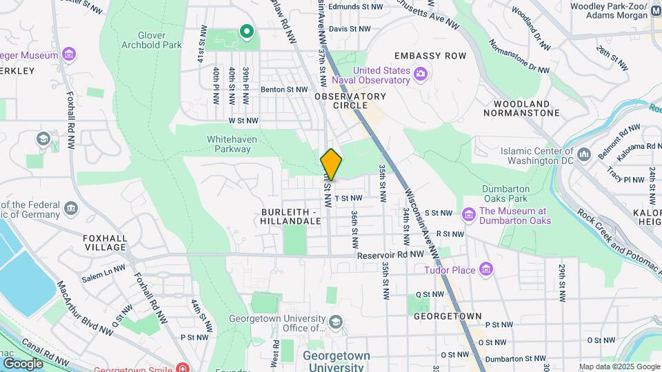 1917 37th St NW Map and Location Details