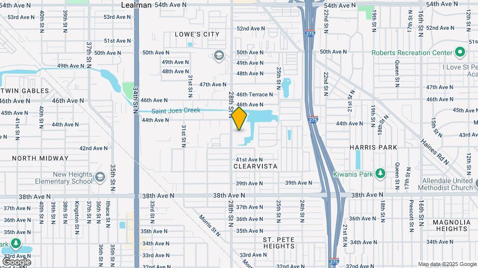 4301 28th St N Mapa y Detalles de la Ubicación