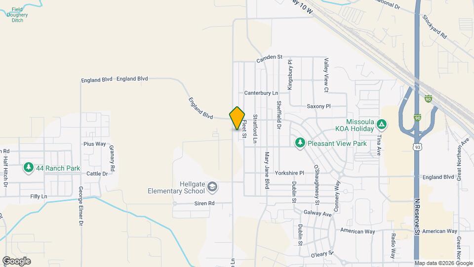 2748 Flynn Ln Map and Location Details