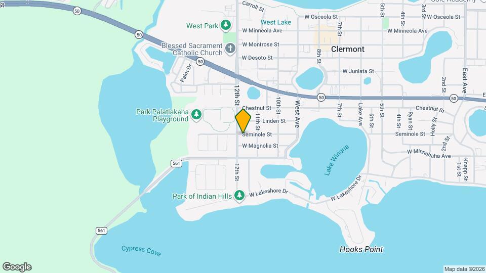 1179 Seminole St Map and Location Details