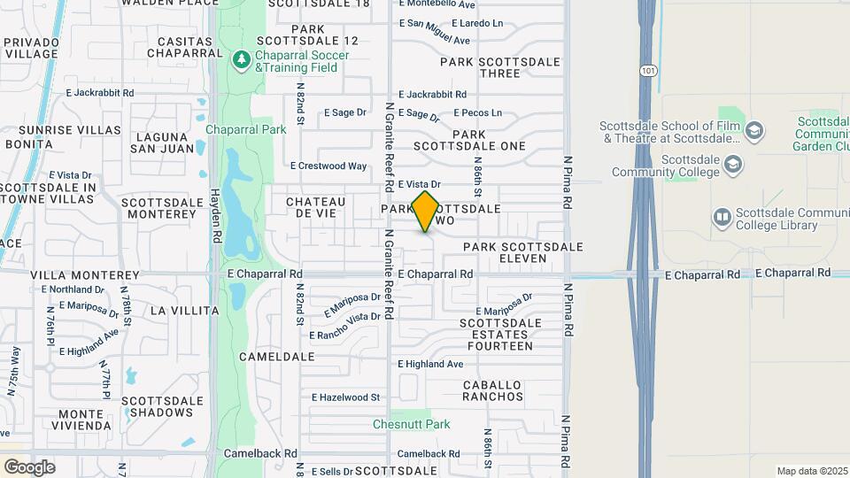 5137 N Granite Reef Rd Map and Location Details