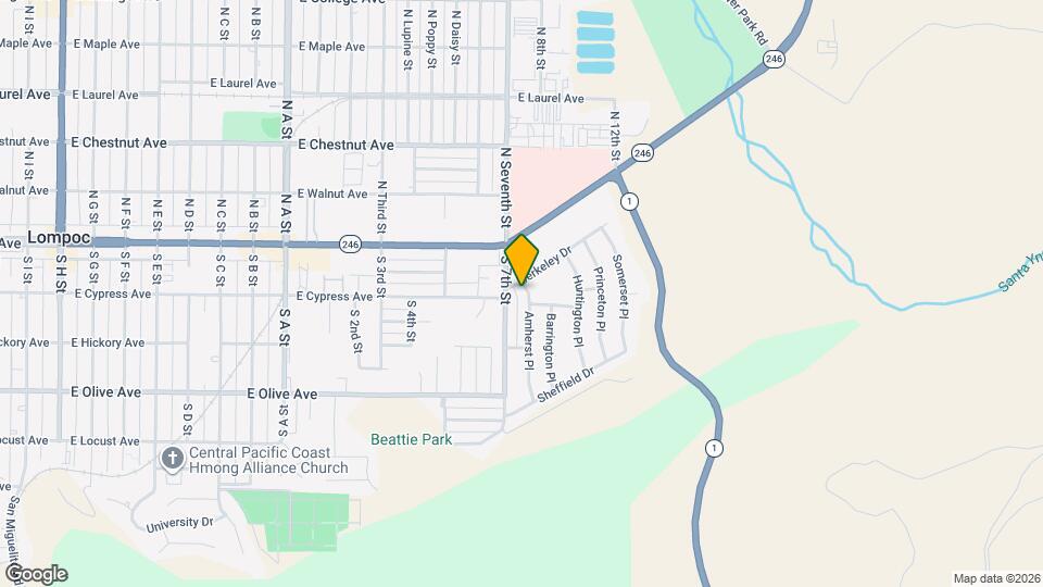 205 Amherst Pl Map and Location Details