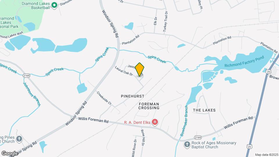 4710 Laural Oak Dr Mapa y Detalles de la Ubicación