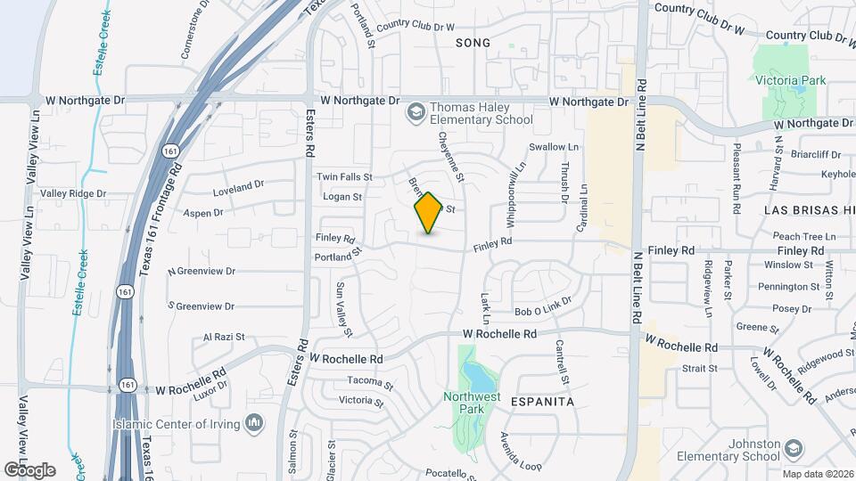 3833 Finley Rd Map and Location Details