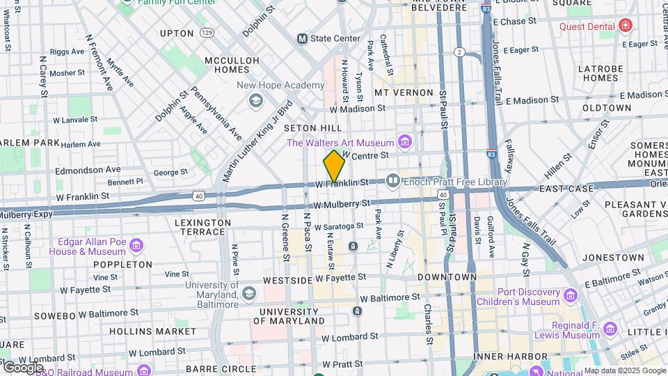 319 W Franklin St-Unit -104 Map and Location Details