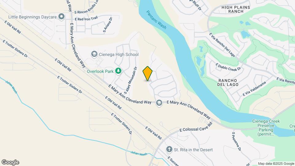 13111 E Mesquite Flat Spring Dr Map and Location Details