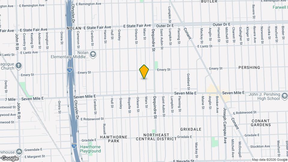 19193 Marx St Map and Location Details