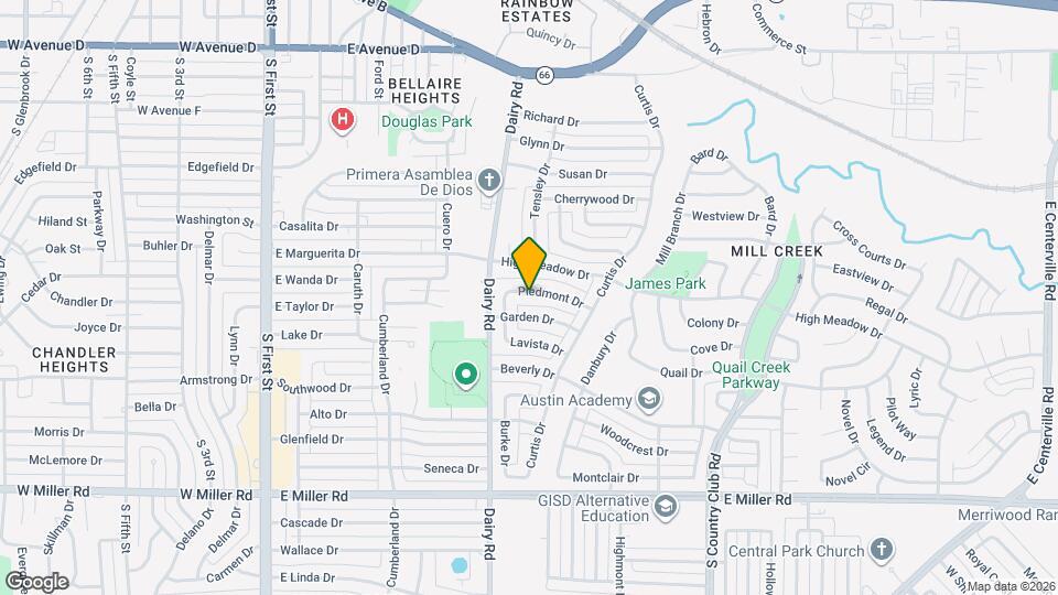 822 Piedmont Dr Map and Location Details