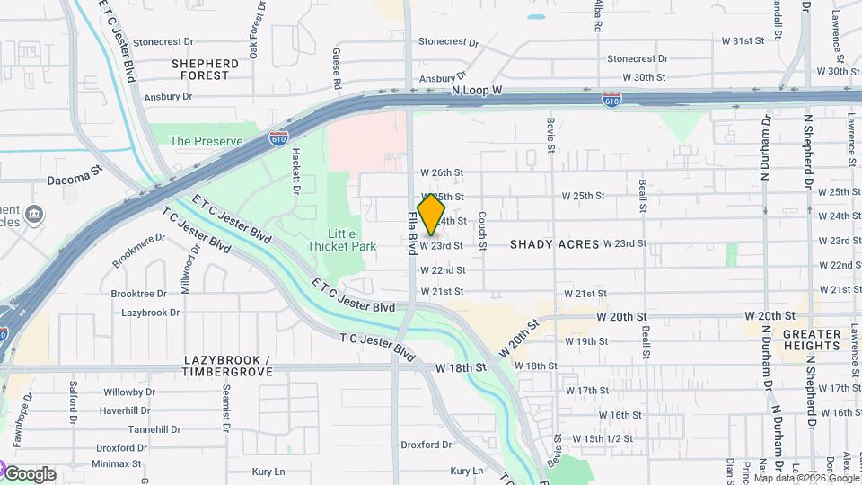 1623 W 23rd St, Unit B Map and Location Details
