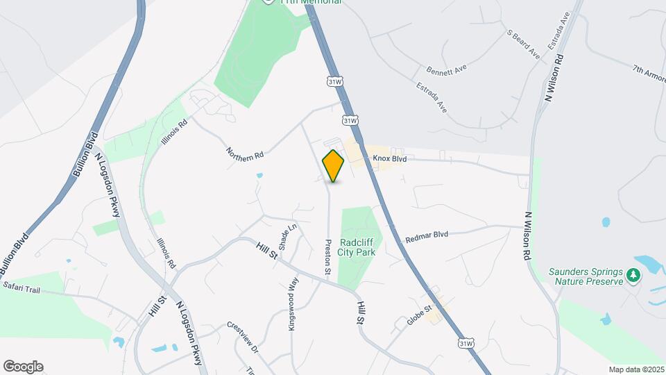 1800 Preston St Map and Location Details