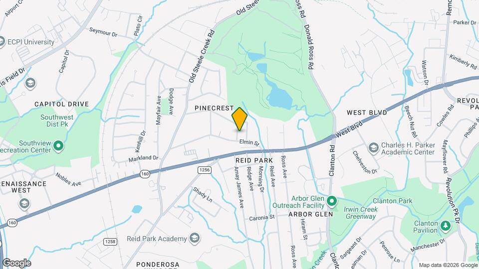 2510 Hemphill St Map and Location Details