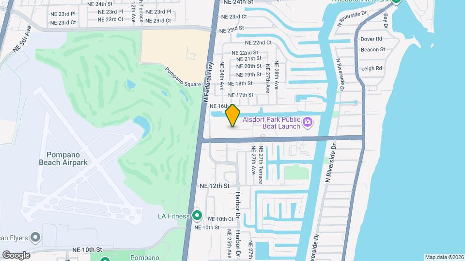 2351 NE 14th Street Causeway Mapa y Detalles de la Ubicación