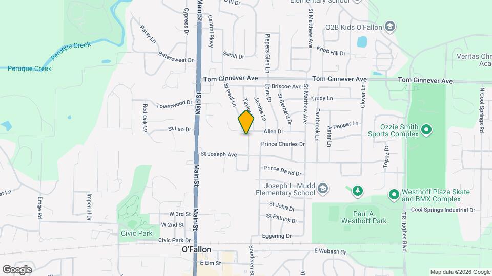 705 Saint Paul Ln Mapa y Detalles de la Ubicación