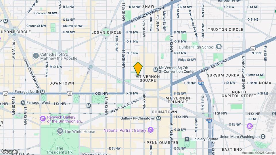919 L St NW Map and Location Details