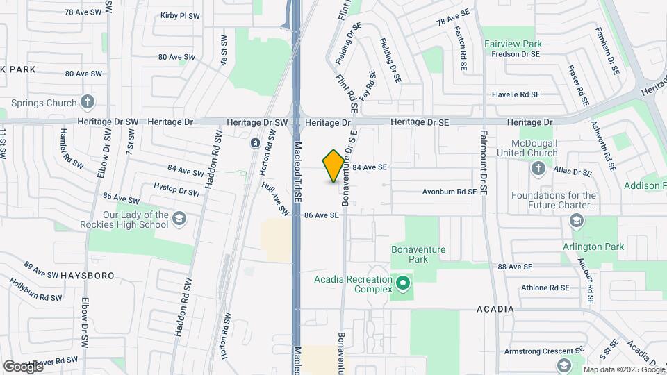 8535 Bonaventure Dr SW Map and Location Details