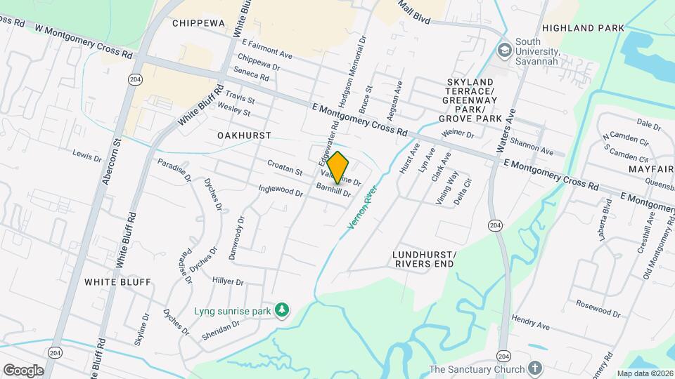 412 Barnhill Dr Map and Location Details