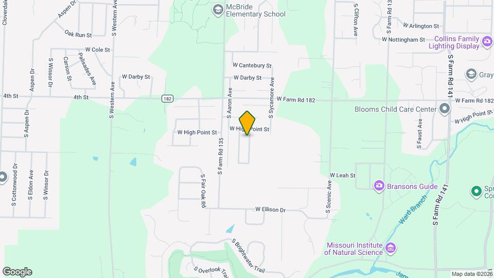 5543 S Walnut Hill Ave Map and Location Details