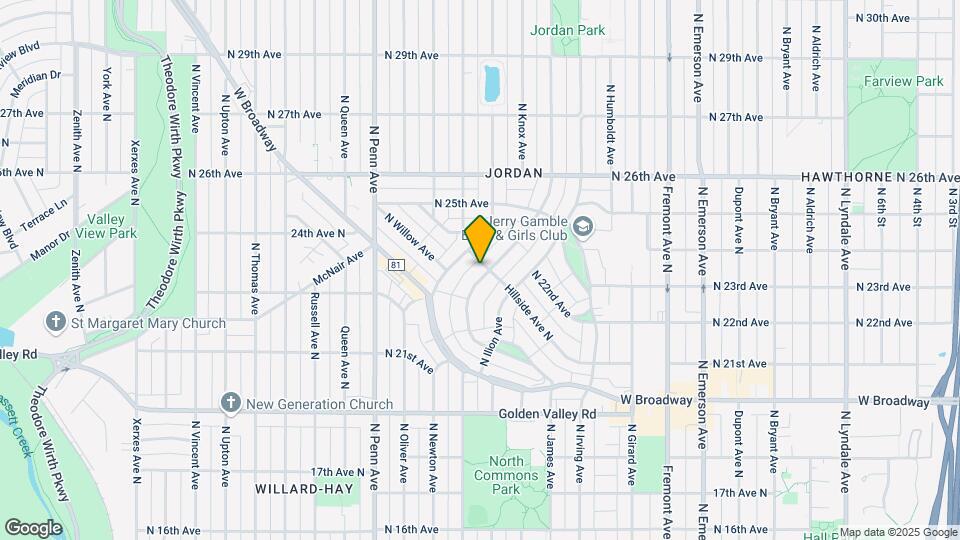 2337 N James Ave Map and Location Details