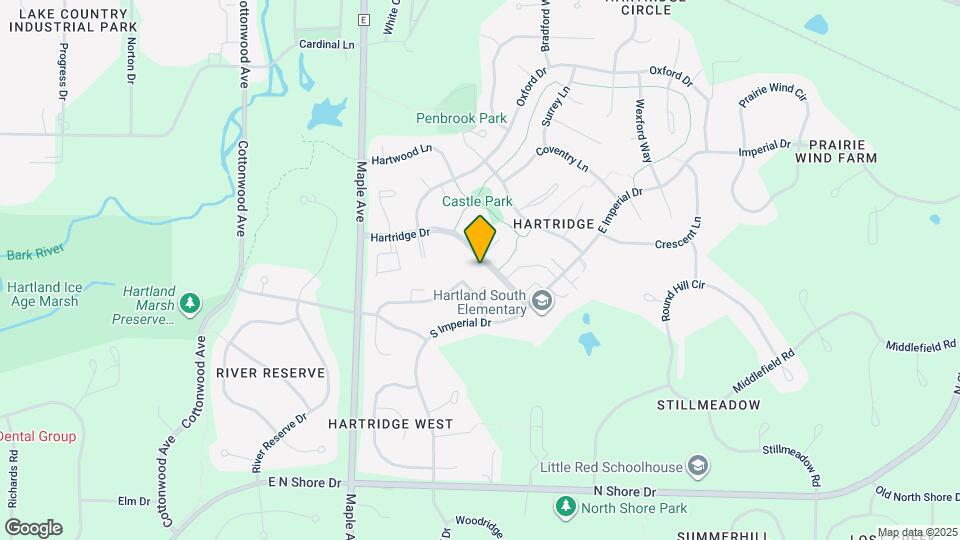 601 Hartridge Dr Map and Location Details