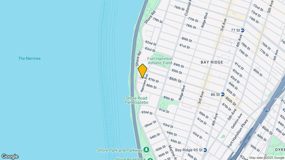 8701 Shore Rd Map and Location Details