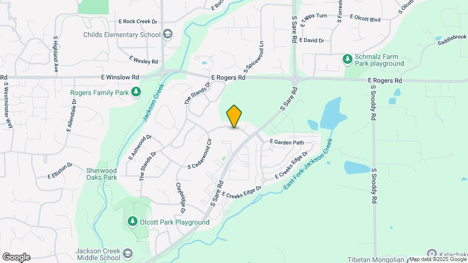 3233 S Southern Oaks Dr Map and Location Details