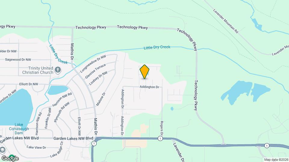 9 Silverbell Ln NW Map and Location Details