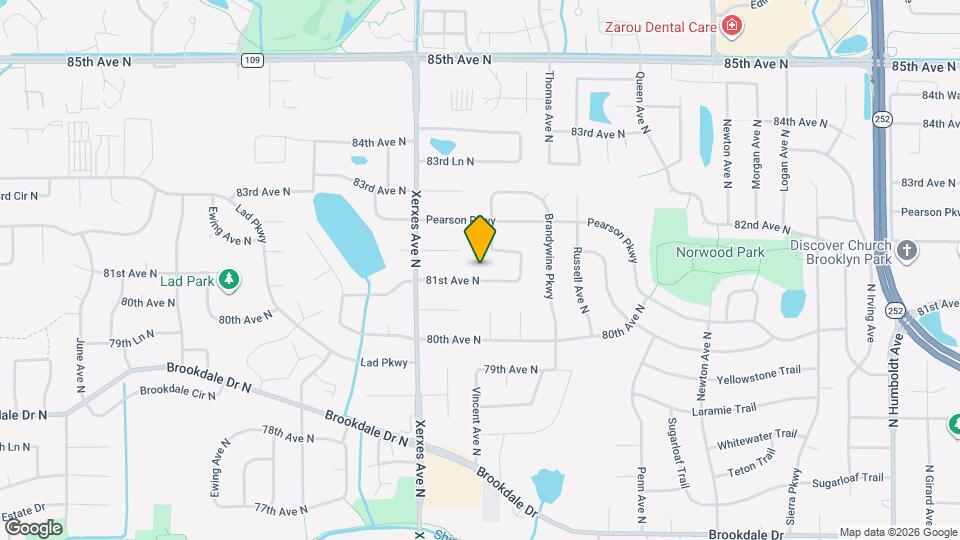 2816 81st Ave N Map and Location Details