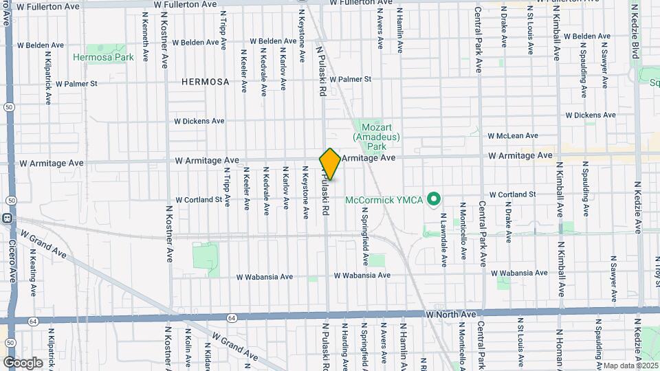 1921 N Pulaski Rd Map and Location Details