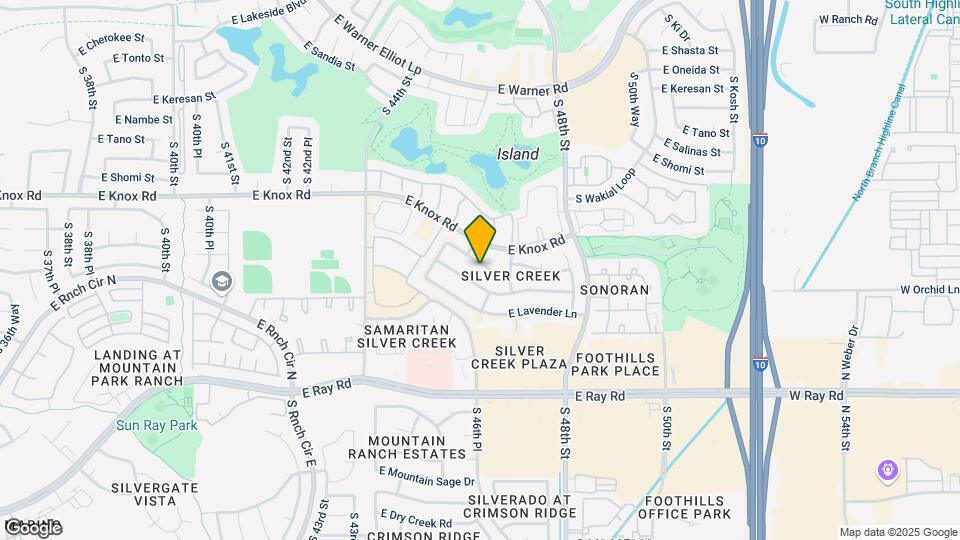 4643 E Goldfinch Gate Ln Map and Location Details