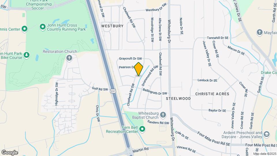 7204 Chadwell Rd SW Map and Location Details