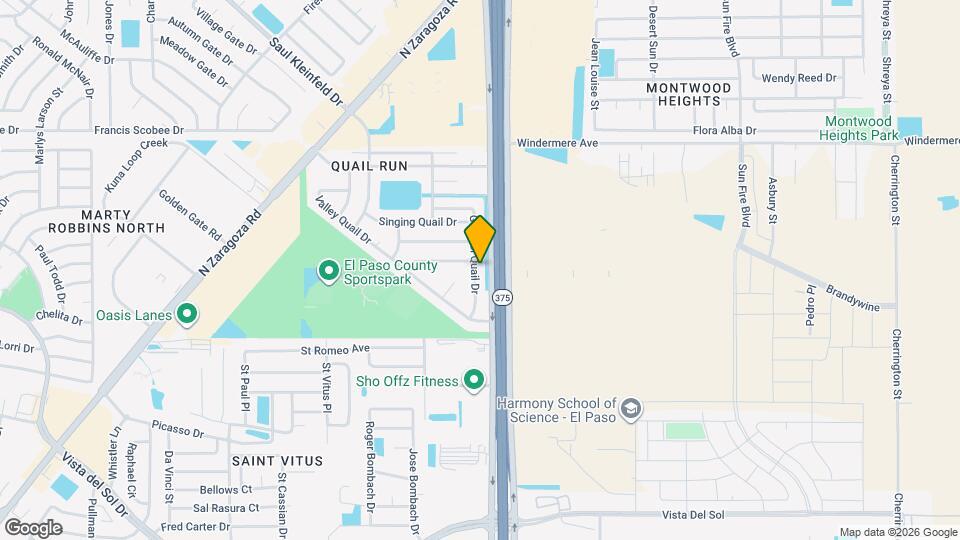 1724 Gambel Quail Dr Map and Location Details