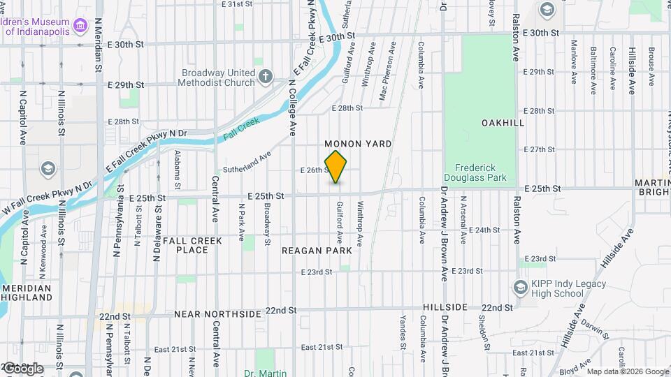 2510 Guilford Ave Map and Location Details