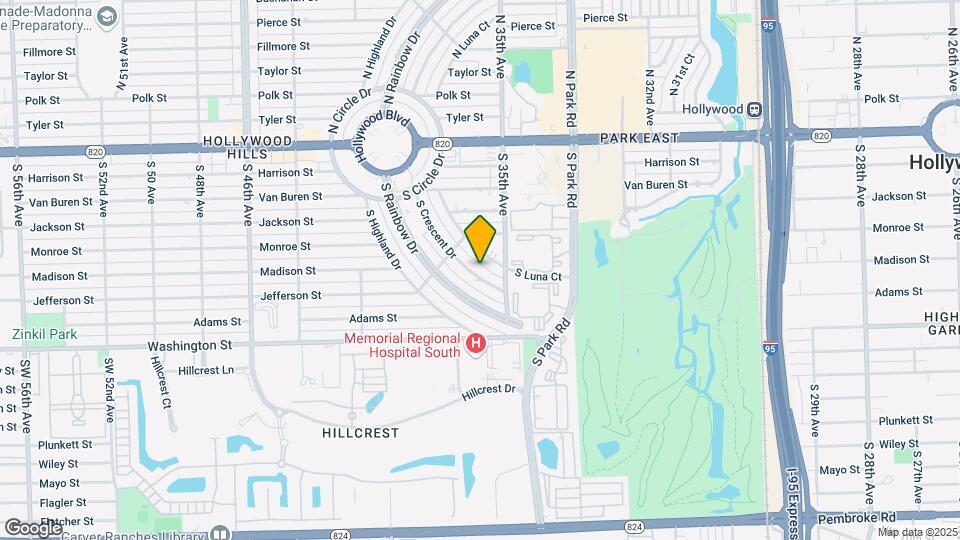 609 S Crescent Dr Map and Location Details