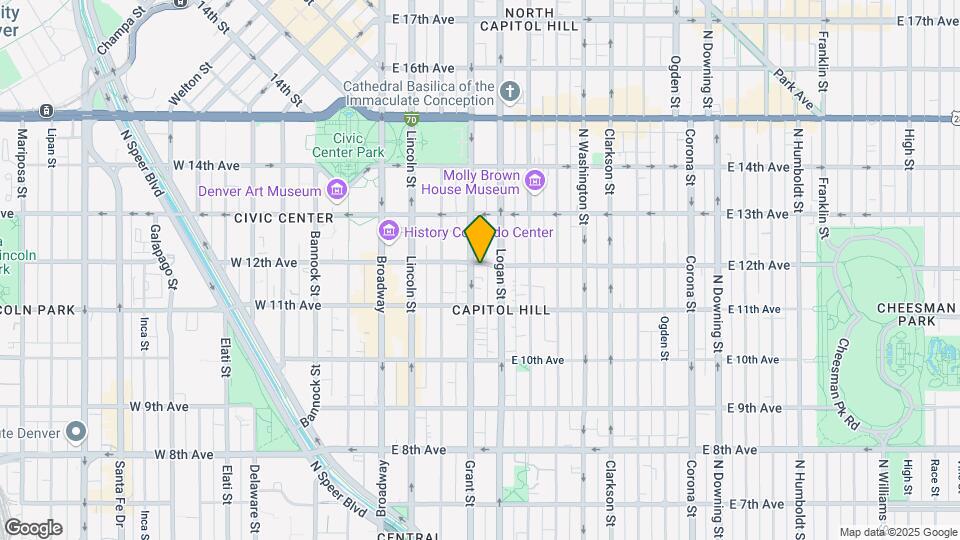 1196 Grant St Map and Location Details