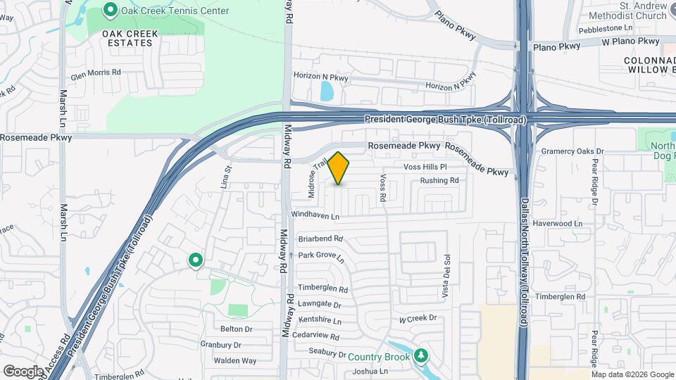 18939 Westwood Pl Map and Location Details