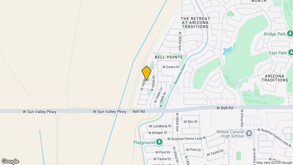 18554 W Mariposa Dr Map and Location Details