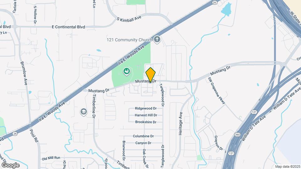 2805 Mustang Dr Map and Location Details