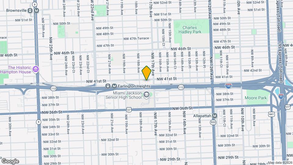 1747 NW 40th St Map and Location Details